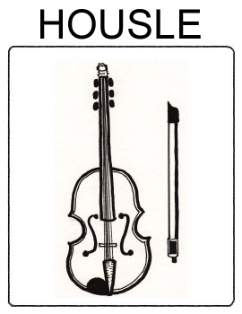 Hudební nástroje - housle